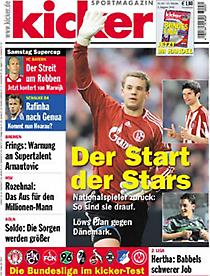 Πρωτοσέλιδο εφημερίδας Kicker