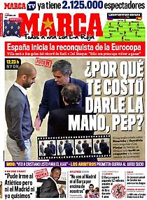 Πρωτοσέλιδο εφημερίδας Marca Πρωτοσέλιδο εφημερίδας Marca