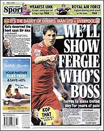 Πρωτοσέλιδο εφημερίδας Daily Express