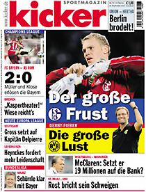 Πρωτοσέλιδο εφημερίδας Kicker