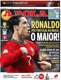 Πρωτοσέλιδο εφημερίδας A BOLA
