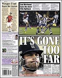 Πρωτοσέλιδο εφημερίδας Daily Express