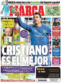 Πρωτοσέλιδο εφημερίδας Marca