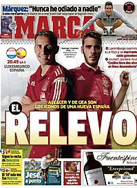 Πρωτοσέλιδο εφημερίδας Marca