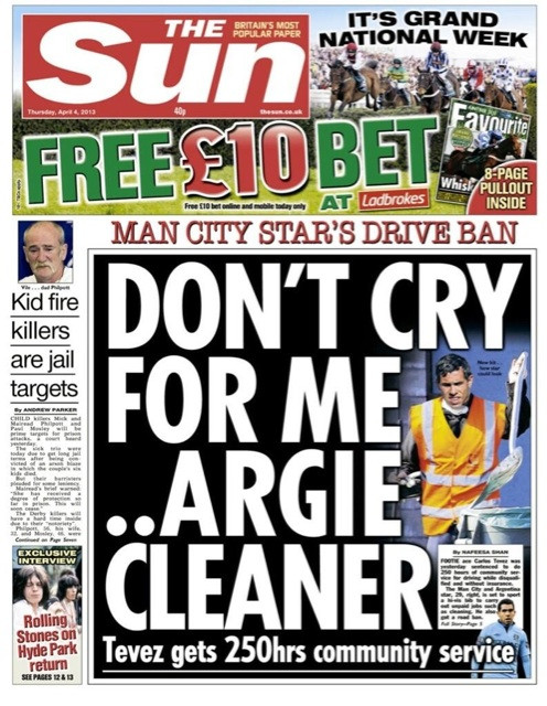 «Γλέντι» στον Τέβες για την τιμωρία του