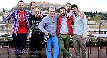 Αγάθωνας & Κόζα Mostra φωτογραφίζονται από τον Θ. Χρυσοχοΐδη