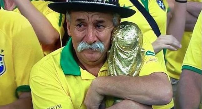 Ο πιο λυπημένος -αλλά… κύριος- οπαδός της Βραζιλίας