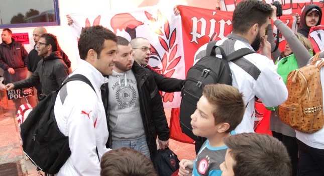 «Ερυθρόλευκη» υποδοχή στα Γιάννενα (pics)