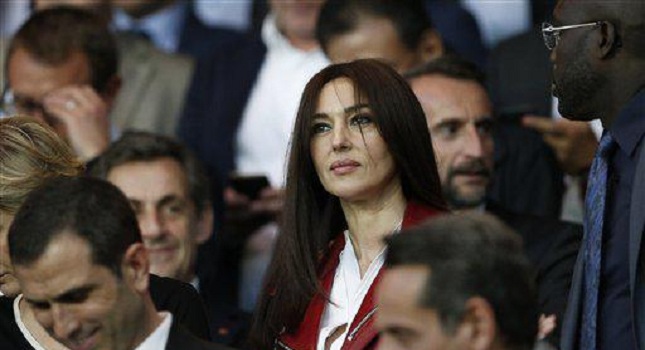 Η Μπελούτσι στο Παρί-Μπαρτσελόνα (pics)