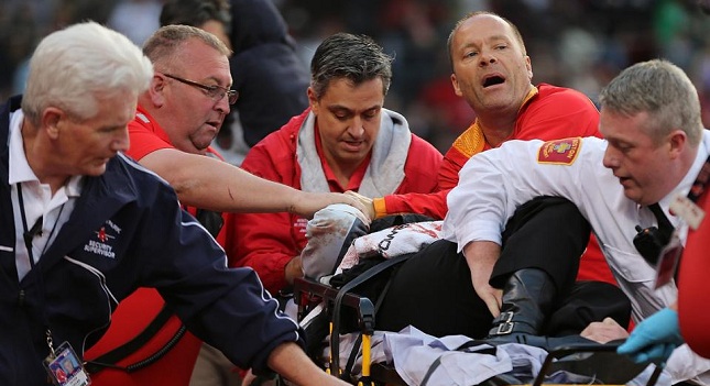 Σοκαριστικός τραυματισμός σε αγώνα μπέιζμπολ (video)