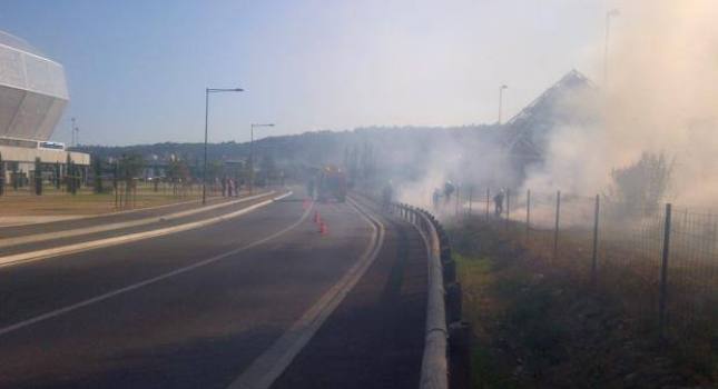 Επεισόδια πριν το Νις-Νάπολι (pics/vid)