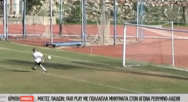 Η φάση της χρονιάς: Μαθήματα fair play σε «ενωσιακό» ματς στην Κρήτη (video)