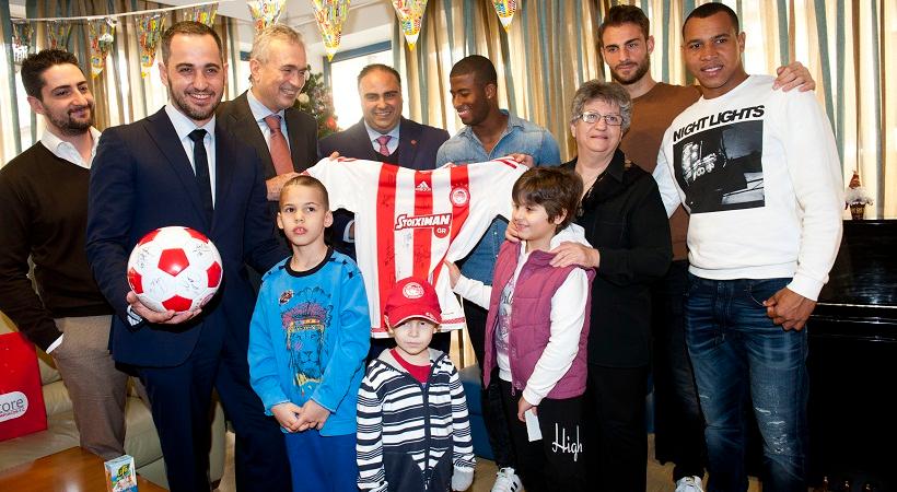 Μοίρασε χαρά στη «Φλόγα» ο Ολυμπιακός (pics)