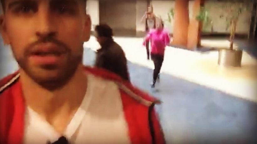Επίθεση θαυμάστριας στον Πικέ σε live μετάδοση! (video)