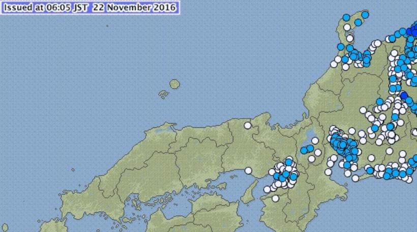 Σεισμός 7,3 στη Φουκουσίμα – Φόβοι για τσουνάμι!