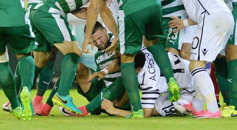 Χαμός στη Λεωφόρο: Σύρραξη των παικτών! (pics)