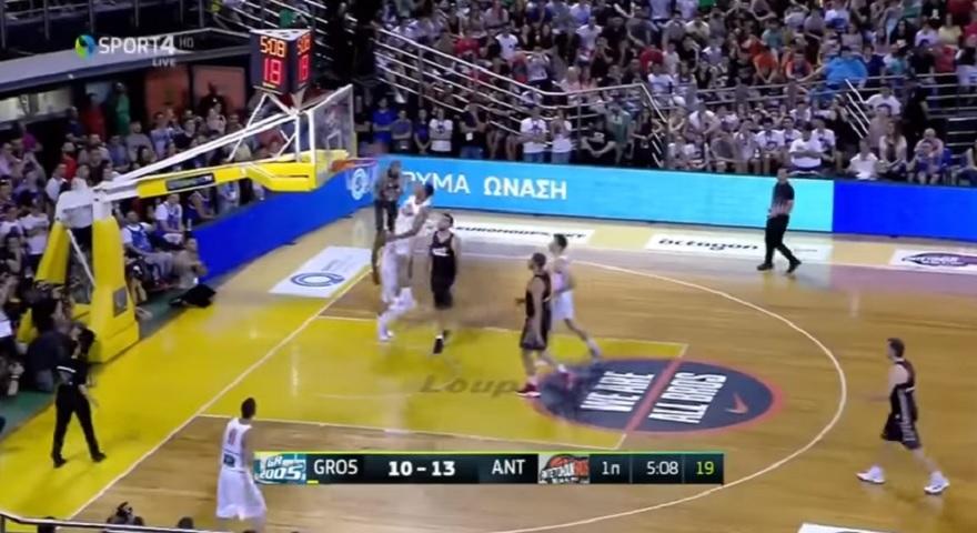 «Πέταξε» ο Αντετοκούνμπο και ξεσήκωσε το Αλεξάνδρειο (video)