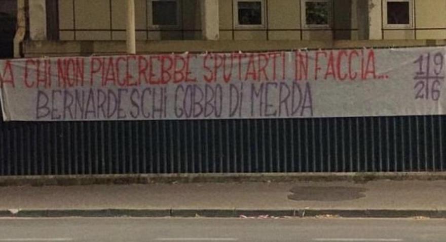 «Μπερναρντέσκι, γ@@@ καμπούρη, ποιος δεν θα ήθελε να σε φτύσει;»