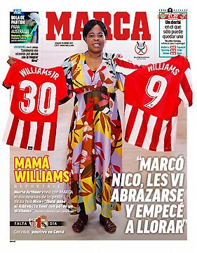 Πρωτοσέλιδο εφημερίδας Marca Marca