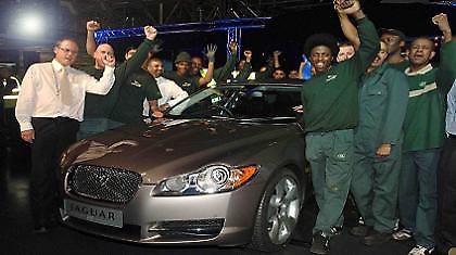 Η πρώτη Jaguar XF στο εργοστάσιο