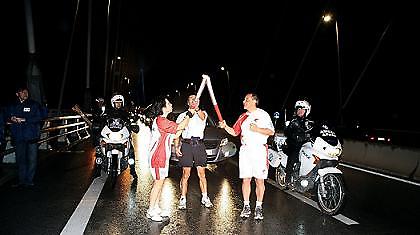 Ολυμπιακή λαμπαδηδρομία και οδική ασφάλεια