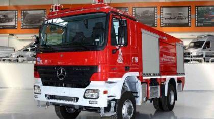 Ηρθε το πυροσβεστικό – δωρεά Mercedes