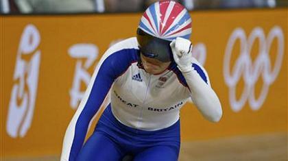 Η Πέντλετον πρώτη στην ποδηλασία(σπριντ γυναικών)