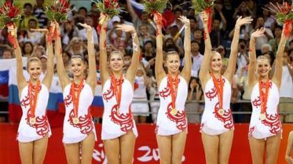 «Χρυσή» η Ρωσία στο ανσάμπλ της ρυθμικής γυμναστικής