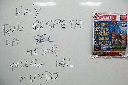 Το γκράφιτι του Ρομπίνιο στα αποδυτήρια!