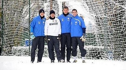 Υπό… χιόνι η προετοιμασία της Ίντερ