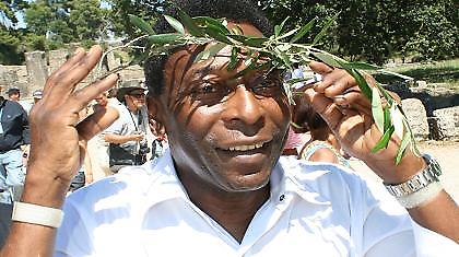 Ο Πελέ στην Αρχαία Ολυμπία!