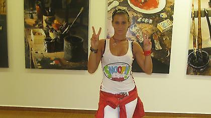 Η Ντάμποβιτς στο Παλαιό Φάληρο