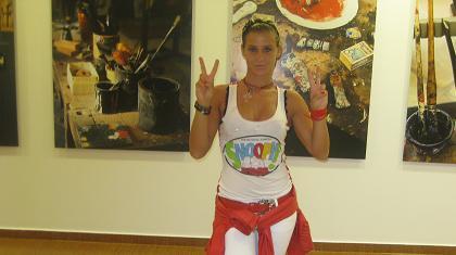 Η Ντάμποβιτς στο Παλαιό Φάληρο