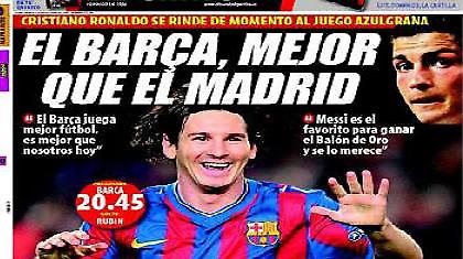 Ρονάλντο: «Καλύτερη η Μπαρτσελόνα από εμάς»