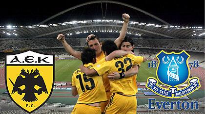 ΑΕΚ-Έβερτον 0-1 (Τελικό)