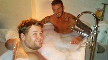 Στην μπανιέρα με τον Μπέκαμ!