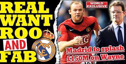 Θέλει Ρούνεϊ και Καπέλο η Ρεάλ!