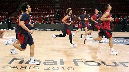 Εικόνες από την προπόνηση ΤΣΣΚΑ και Μπαρτσελόνα