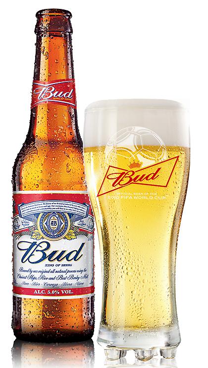 Η BUD επίσημη μπύρα του Παγκόσμιου Κυπέλου FIFA 2010