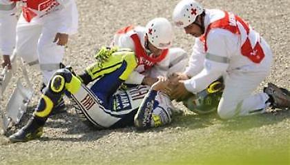 Κάταγμα στην κνήμη ο Ρόσι