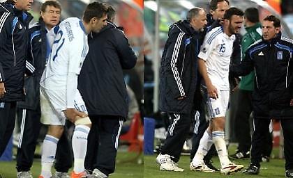 Οι τραυματίες της Εθνικής