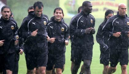 Προπόνηση στο γήπεδο γκολφ