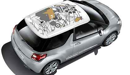 Citroen DS3 με ποικίλα σχεδίων οροφής