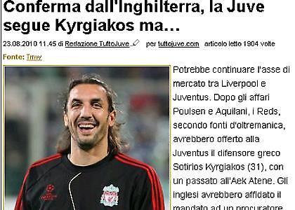 Θέλει Κυργιάκο η Γιουβέντους!