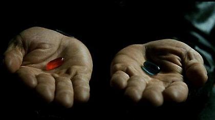 Το μπλε ή το κόκκινο χάπι;