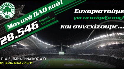 Παράταση στα διαρκείας του Παναθηναϊκού!