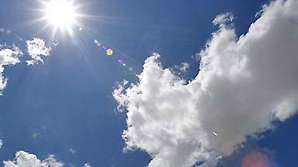 Πρόγνωση καιρού Δευτέρας, 20 Σεπτεμβρίου 2010