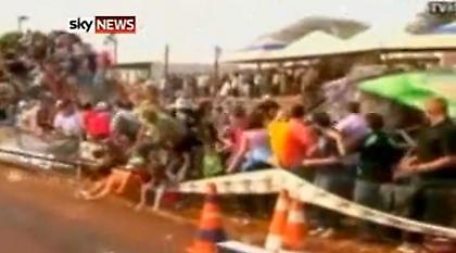 Κατάρρευση εξέδρας στη Βραζιλία (video)