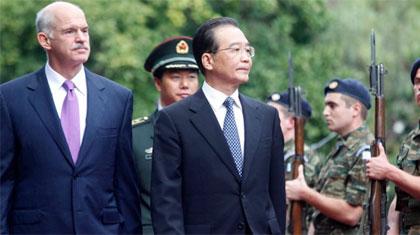 Σε πολύ θερμό κλίμα η συνάντηση Παπανδρέου-Ζιαμπάο