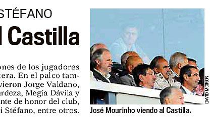 Ο Μουρίνιο «είδε» την Καστίγια